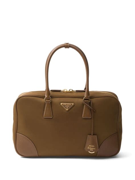 prada taupe handbag|prada re edition handbags.